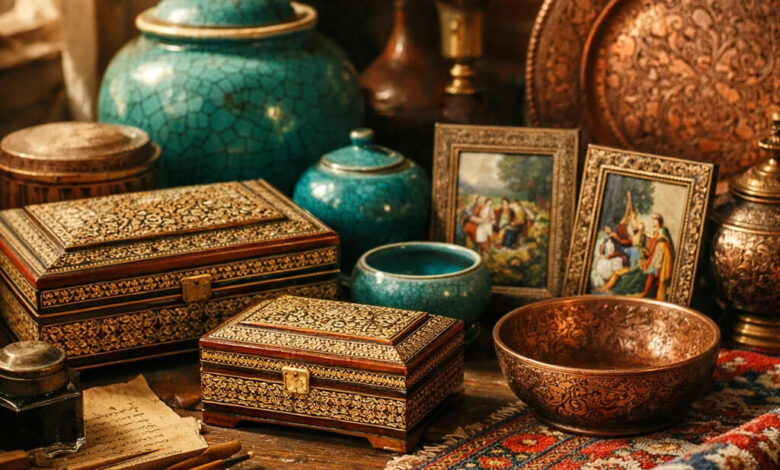 صنایع دستی ایران از فرش کرمان و میناکاری اصفهان تا سفال لالجین