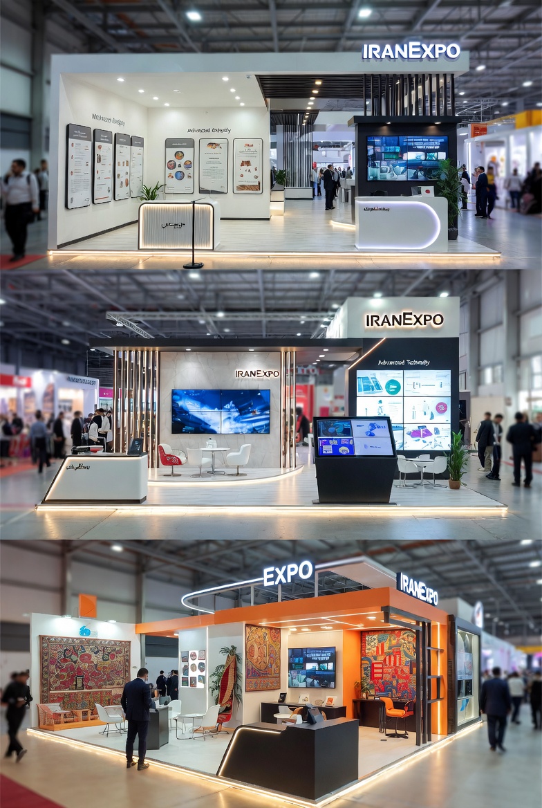 غرفه سازی حرفهای در نمایشگاه ایران اکسپو